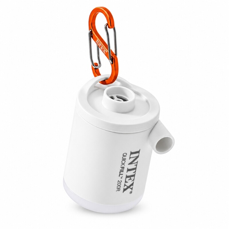 INTEX MINI INFLADOR ELECTRICO QUICKFILL RECARGABLE + LUZ LED USB200R Intex Mini Inflador Electrico Quickfill Recargable + Luz Led Usb200r