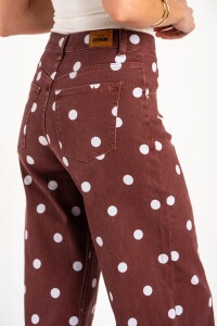 Jean Print Lunares Rojo