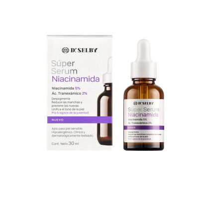 Serum Super Niacinamida Dr Selby 30 Ml. Serum Super Niacinamida Dr Selby 30 Ml.