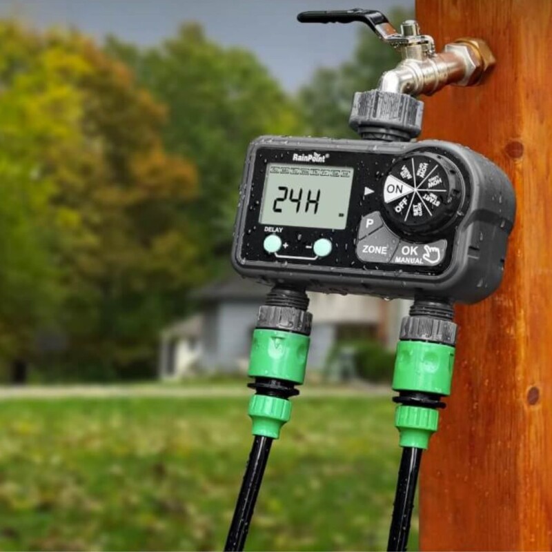 Programador de Riego 2 Zonas Rainpoint ITV201-DLS Programador de Riego 2 Zonas Rainpoint ITV201-DLS