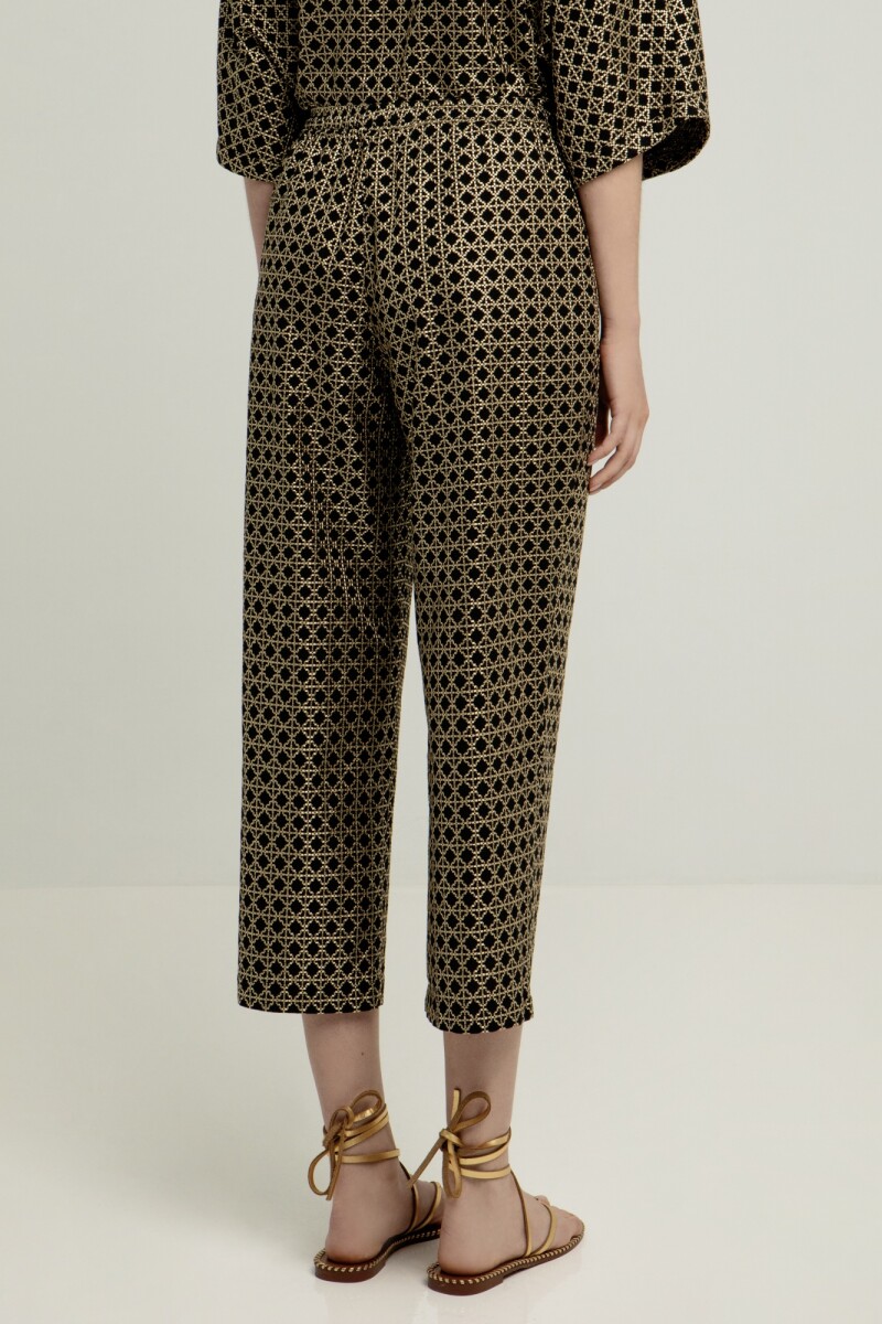 PANTALÓN RECTO Negro