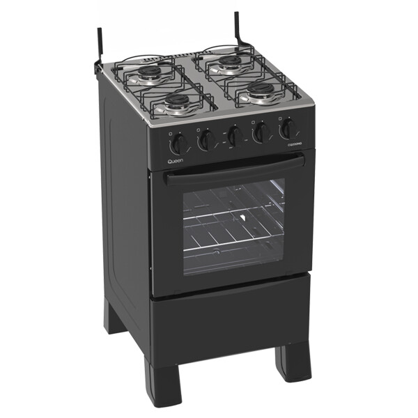 Cocina Supergas Queen Cq200ng COCINA QUEEN A GAS NEGRA CQ200NG 4H