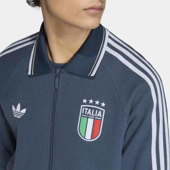 Campera Adidas Anthem Alternativa De Italia Azul