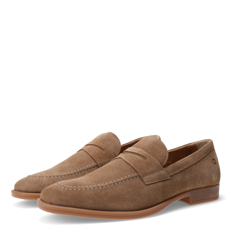 Zapatos de Hombre Democrata BONELY sin cordones Marrón Castaño