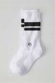 Medias The Everyday Crew Sock Unisex Classic White Stripe