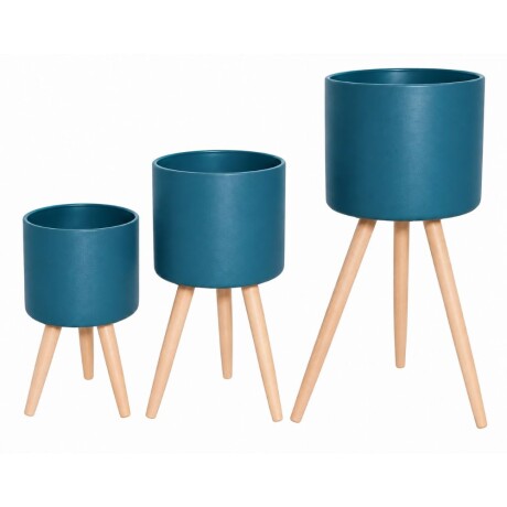 Set de macetas Concret Verde