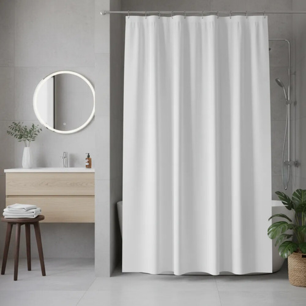 Cortina peva baño lineas 180x180 cms +12 ganchos Cortina peva baño lineas 180x180 cms +12 ganchos