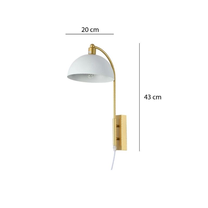 MUSHROOM 2 DE PARED Luminaria de Pared Mushroom 2 Bronce