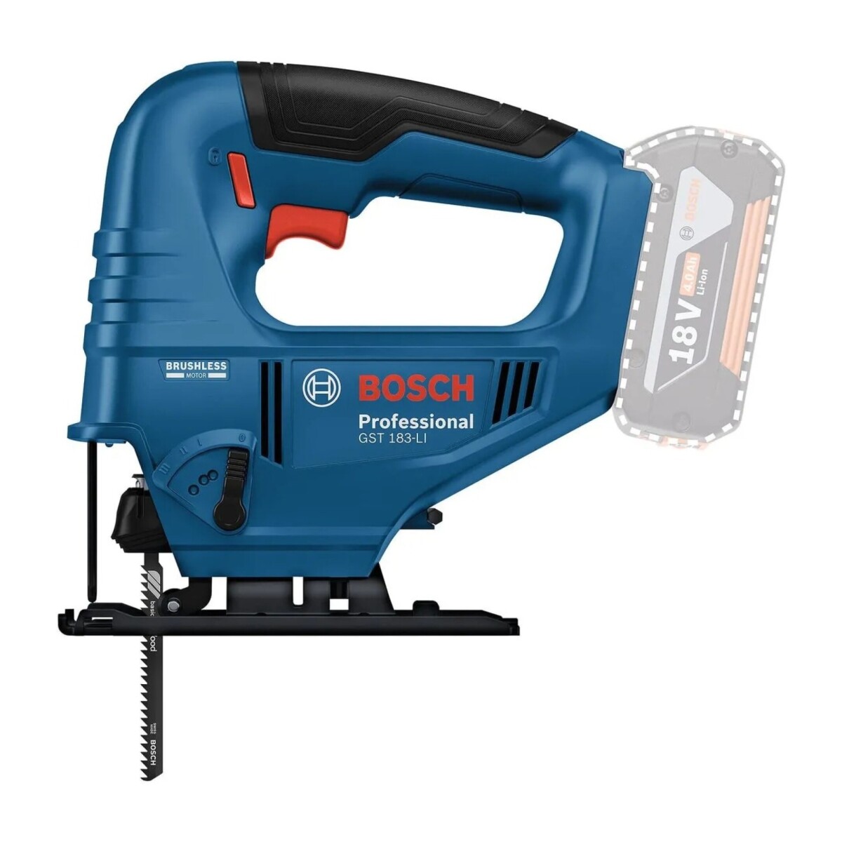 Sierra Caladora Inalámbrica Bosch GST 183-LI SB 