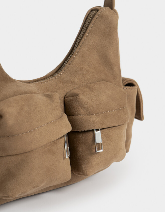 Bandoleras Bandolera Multipocket Camel - Marron Camel