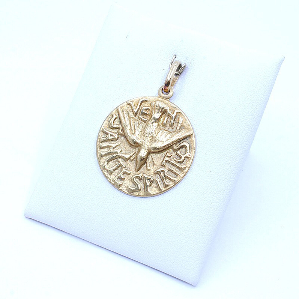 Medalla Espiritu Santo En Oro 18K Medalla Espiritu Santo En Oro 18K