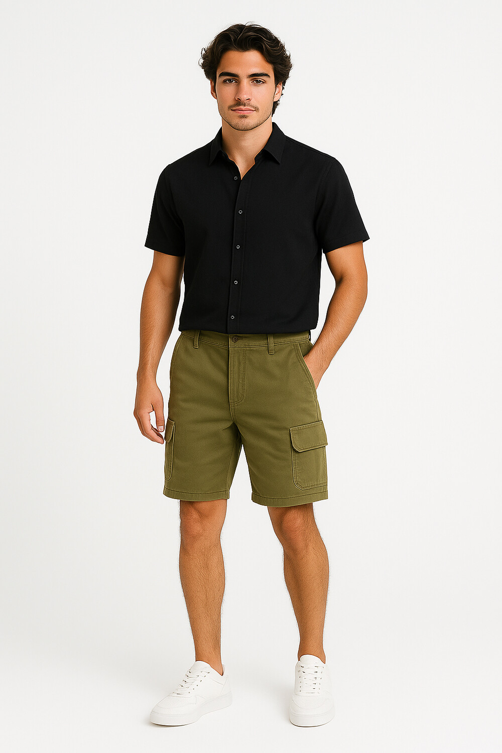 Bermuda Liok Verde Oliva