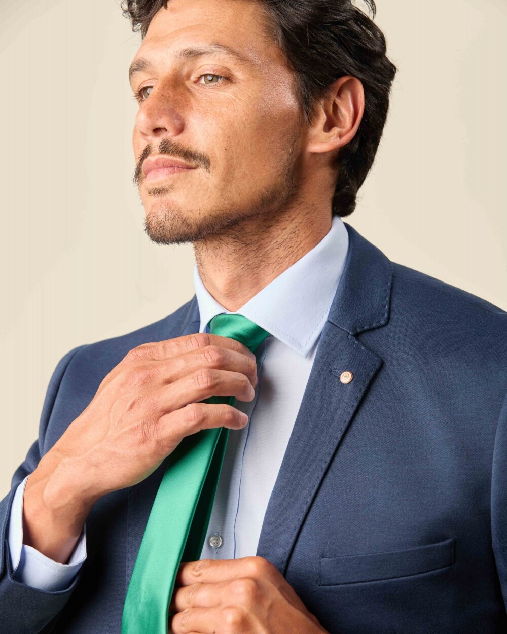 Corbata Microfibra Verde