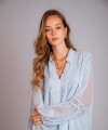 Camisa Mila celeste