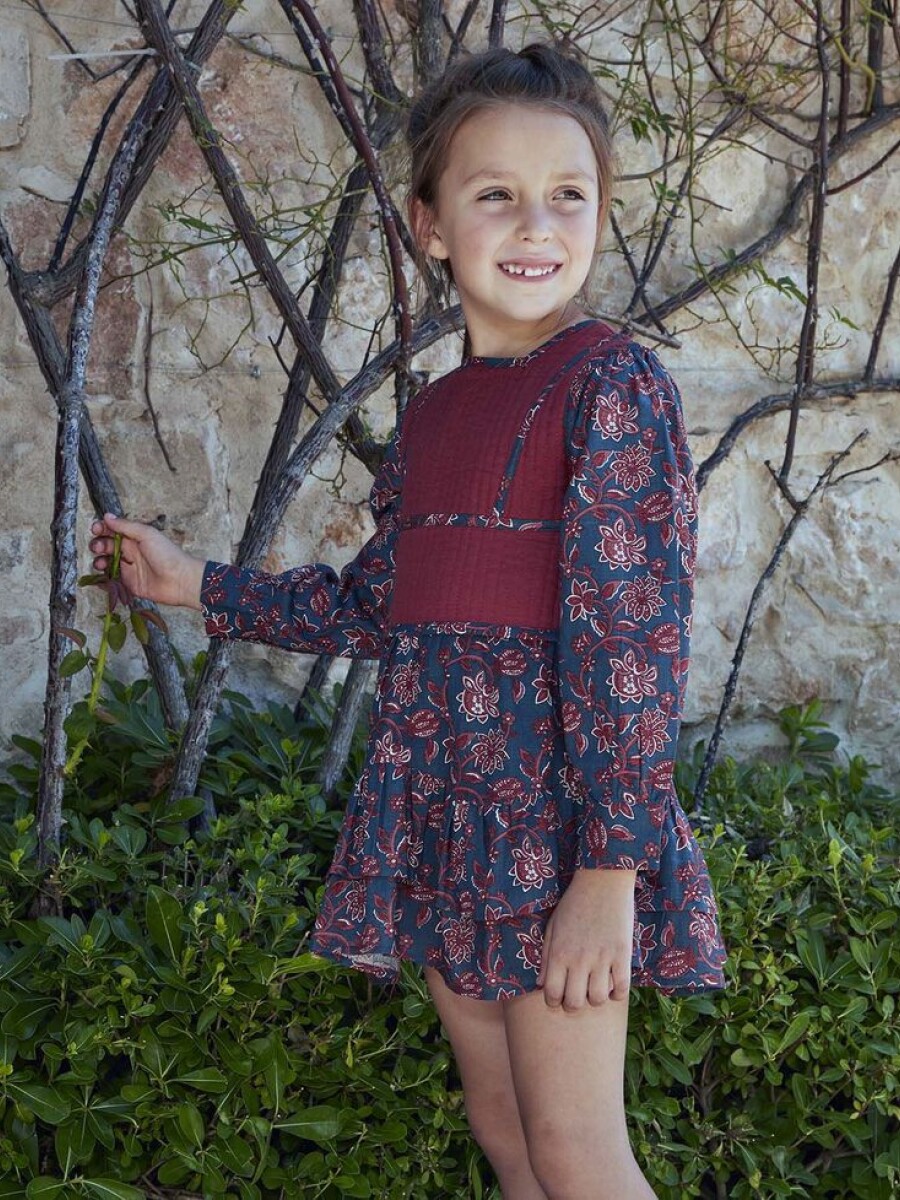 Vestido Estampado Con Petroleo