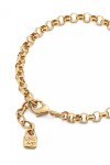 PULSERA CADENA EN ALEACIÓN DE METALES BAÑADAS EN ORO 18K Pulsera
