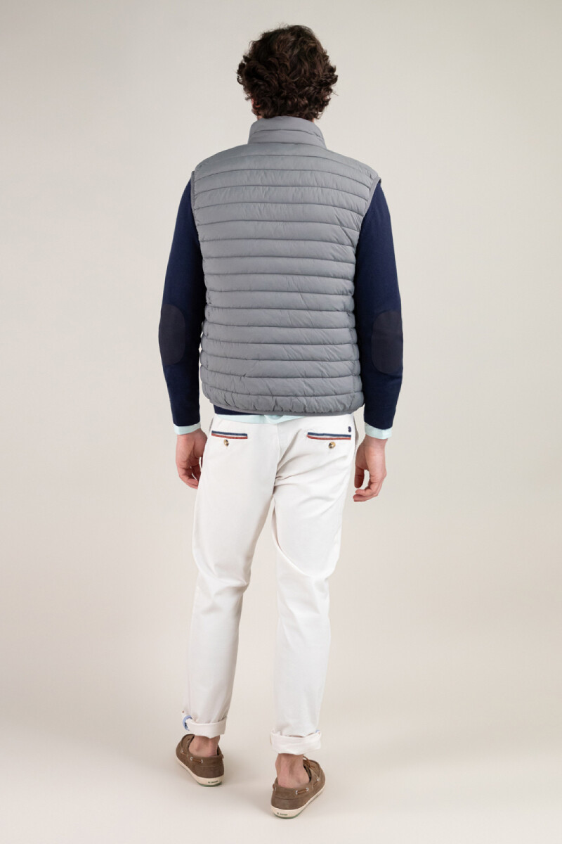 Chaleco Acolchado Gris