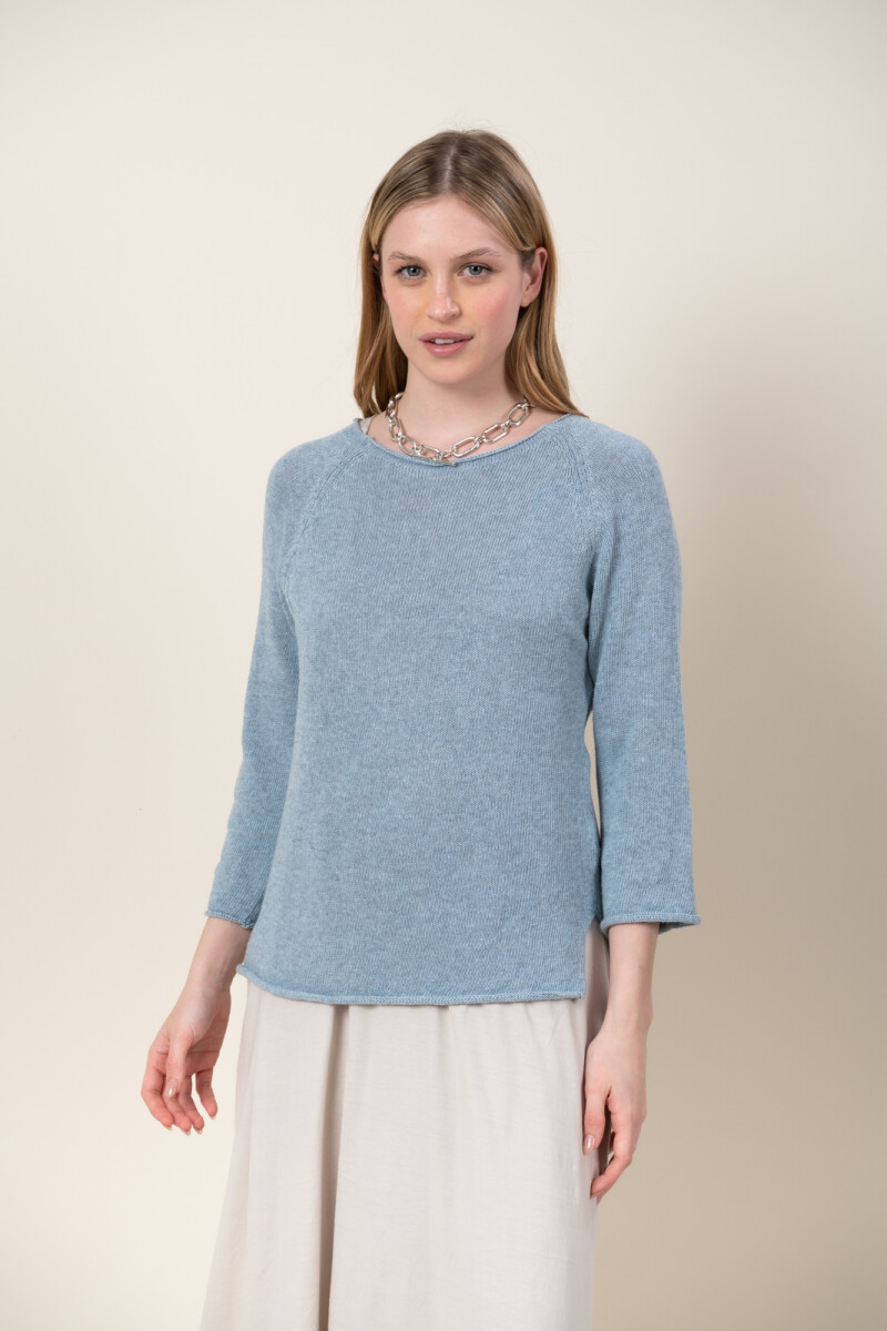 Sweater Donna - Celeste 