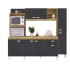 Kit Cocina Sevilha 7 Puertas Indèkes Castaño Plomo Kit Cocina Sevilha 7 Puertas Indèkes Castaño Plomo