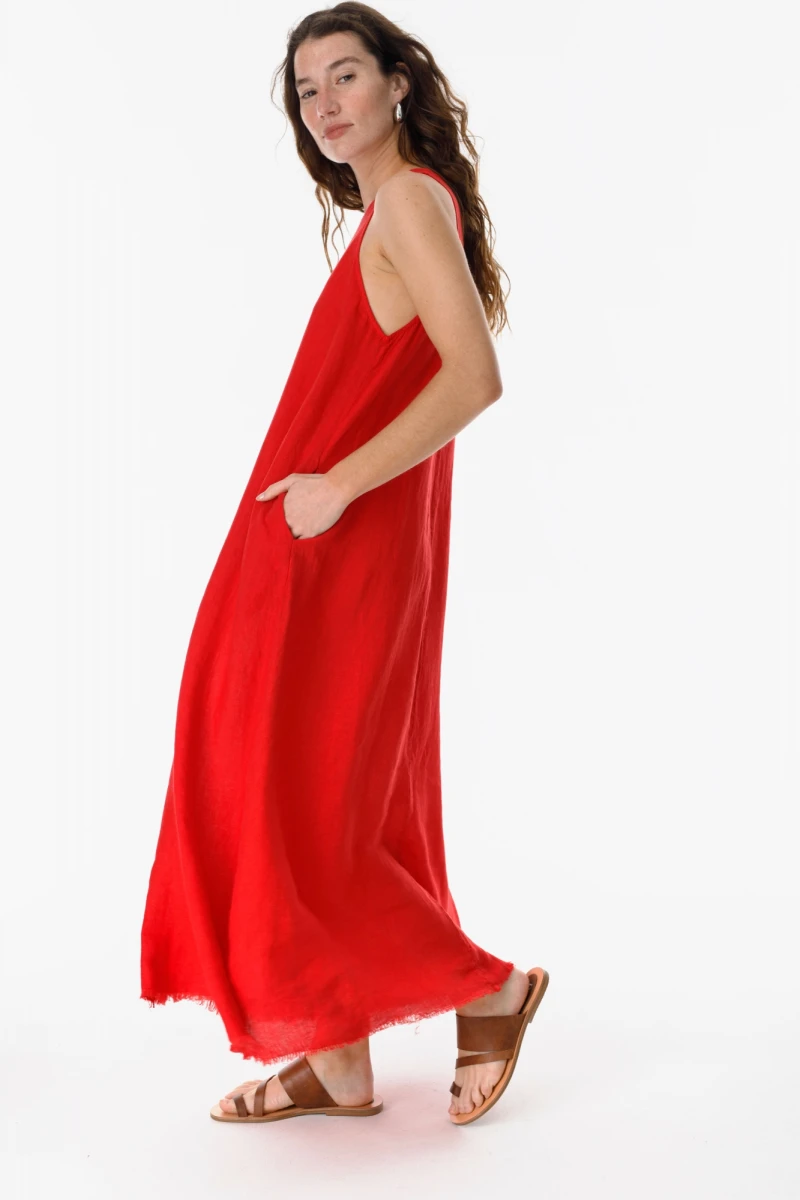 Vestido Duck rojo m