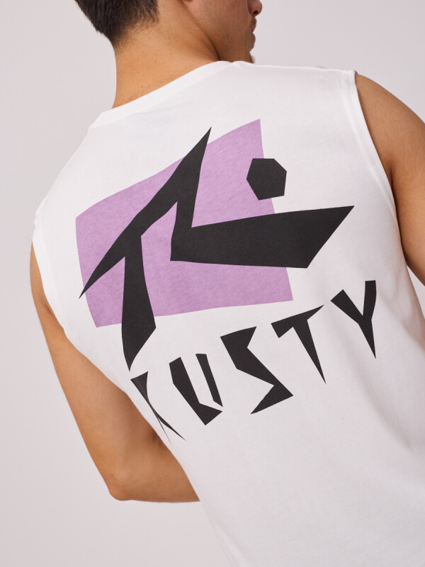 MUSCULOSA KIVIAN RUSTY Blanco
