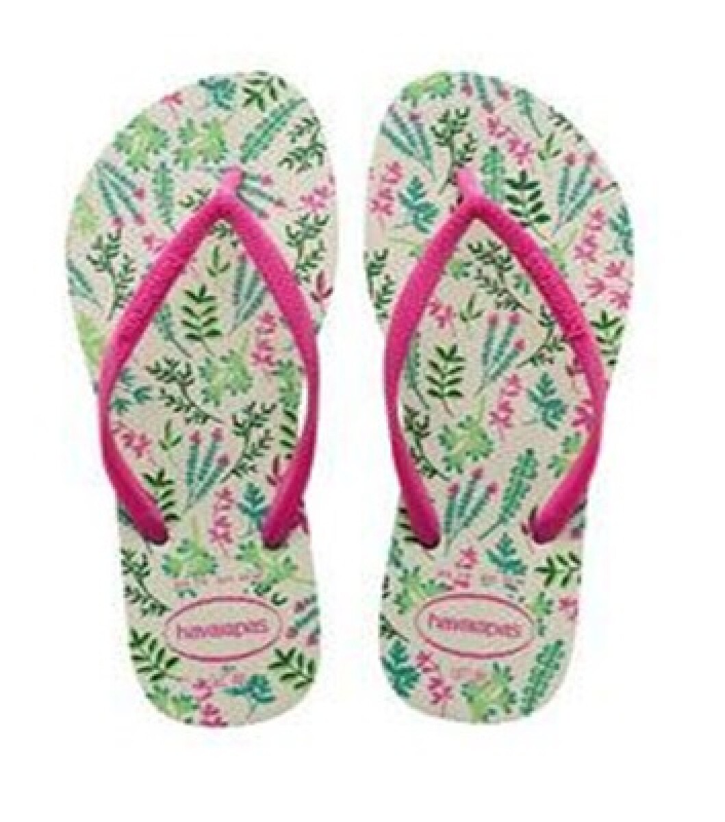 CHINELA T39-40 SLIM ROMANCE BLANCO/ROSA FEMENINO HAVAIANAS 