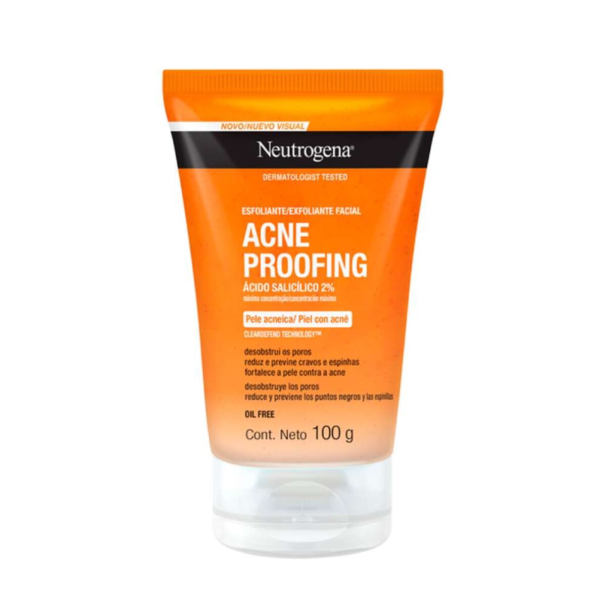 Exfoliante Neutrogena Acne Proofing 100g 