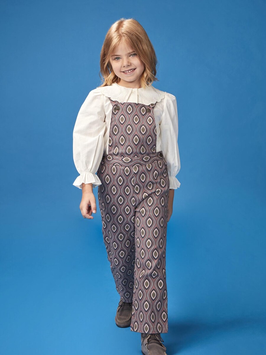 Peto De Twill Estampado Purpura