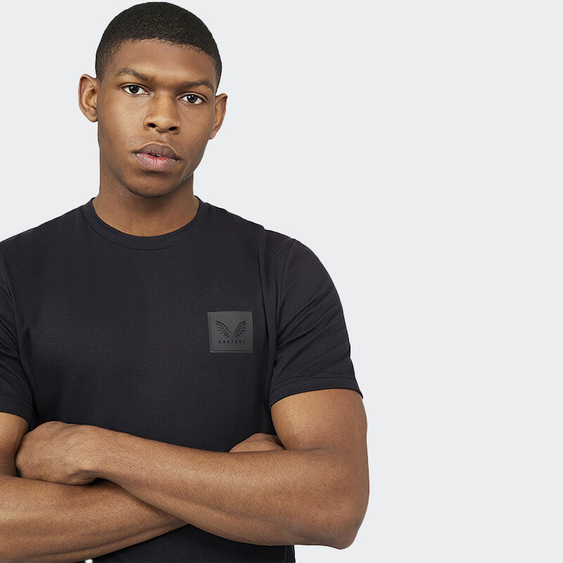 Remera Castore T-SHIRT LOGO TEE Negro