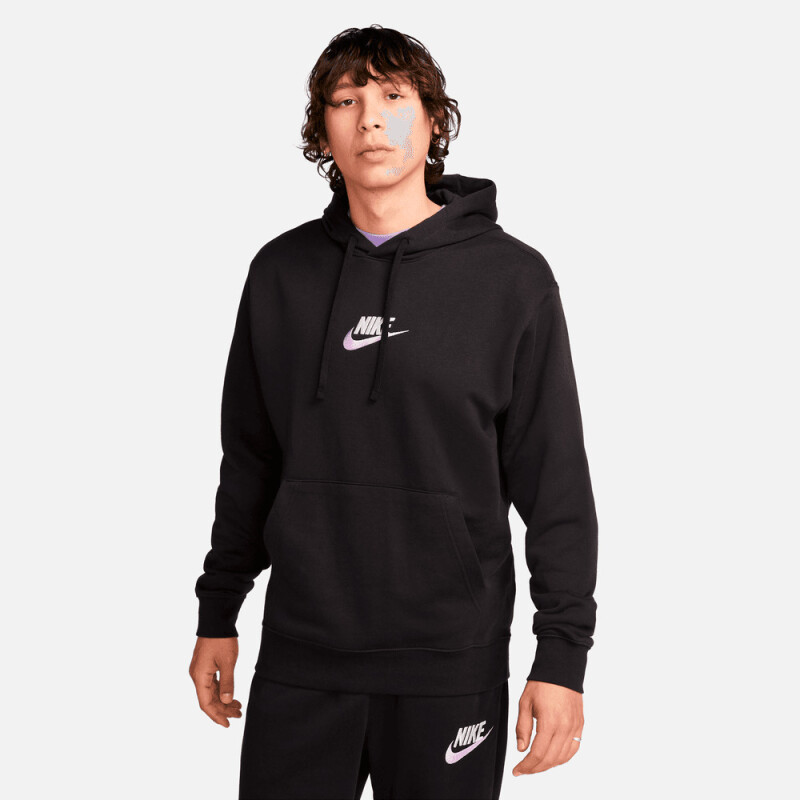 Abrigo Nike Club de Hombre Negro