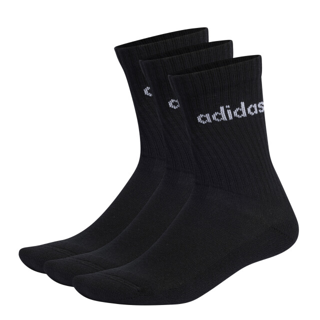 Medias Unisex Adidas x3 Crew Negro
