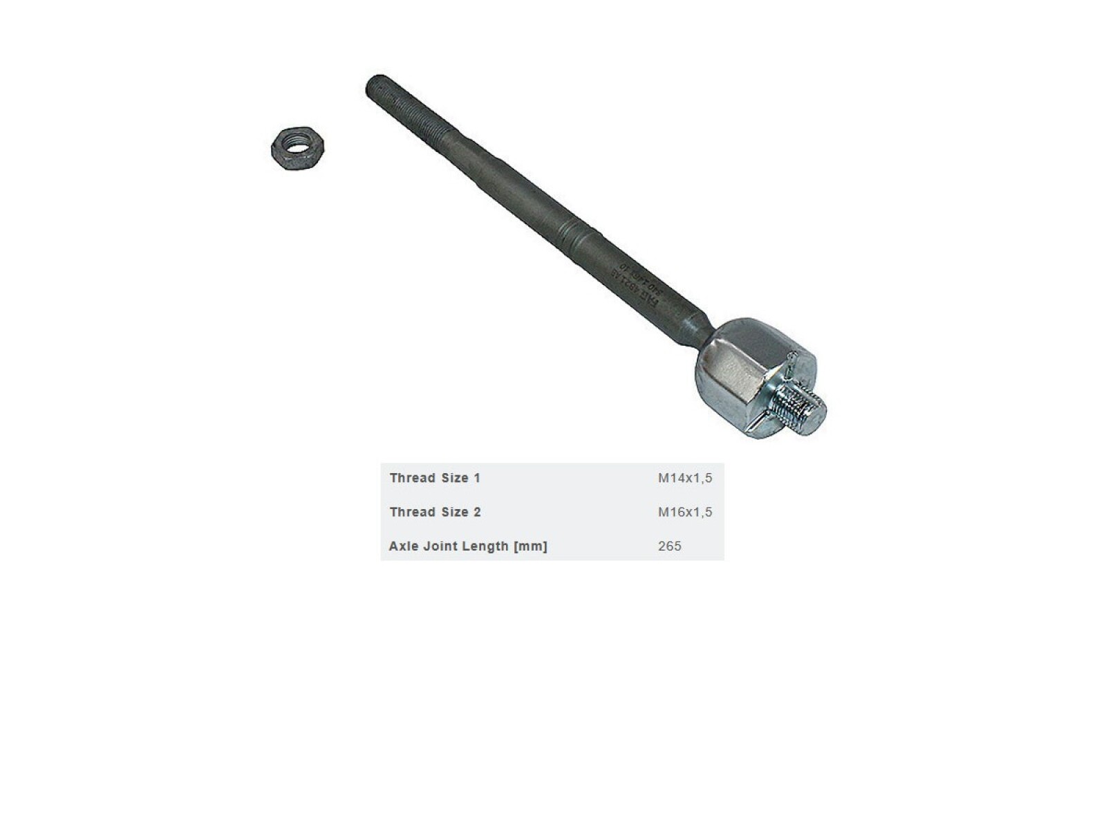 Mate Citroen Jumpy, Peug Expert 20-25 Der/Izq 