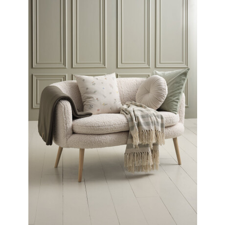 Almohadón AGERTIDSEL 45x45 flor beige Beige