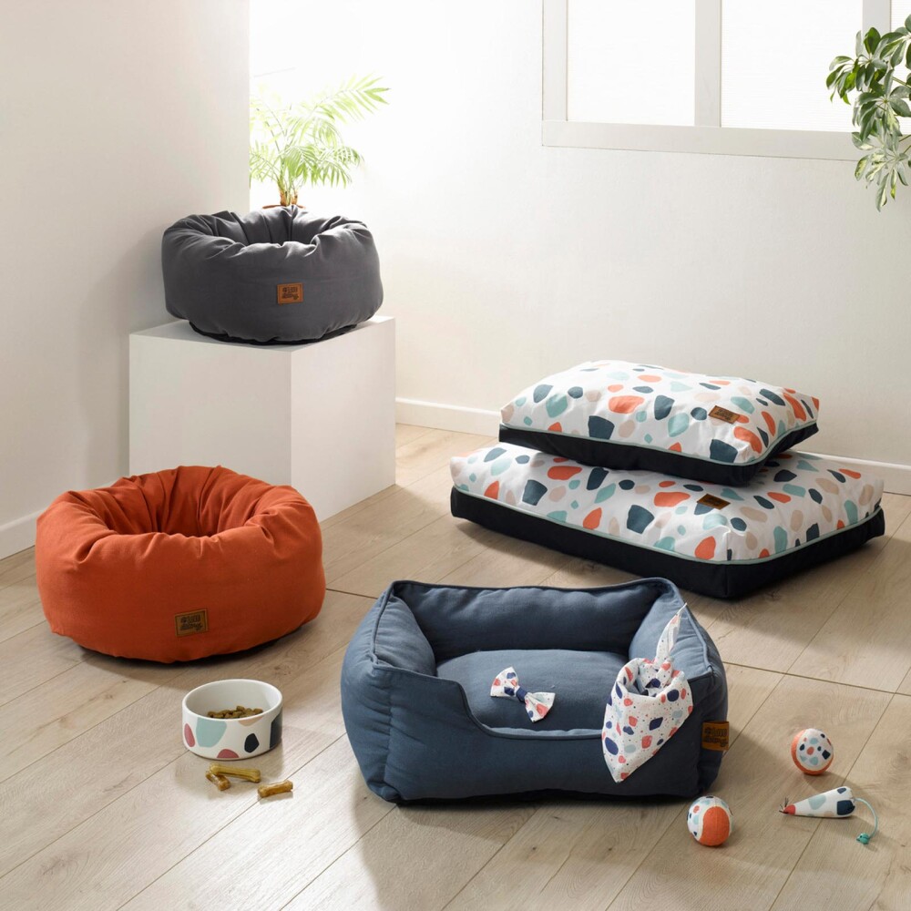 CAMA PERRO TERRAZZO CI GRIS POLIESTER 6COU603AT