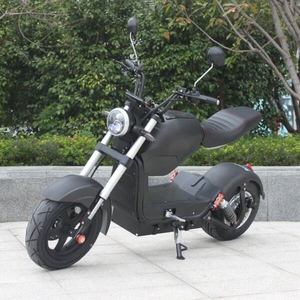 Moto Electrica Gogreen Shadow 2000W 20Ah 55 Km/h Alarma Led Variante Color Negro