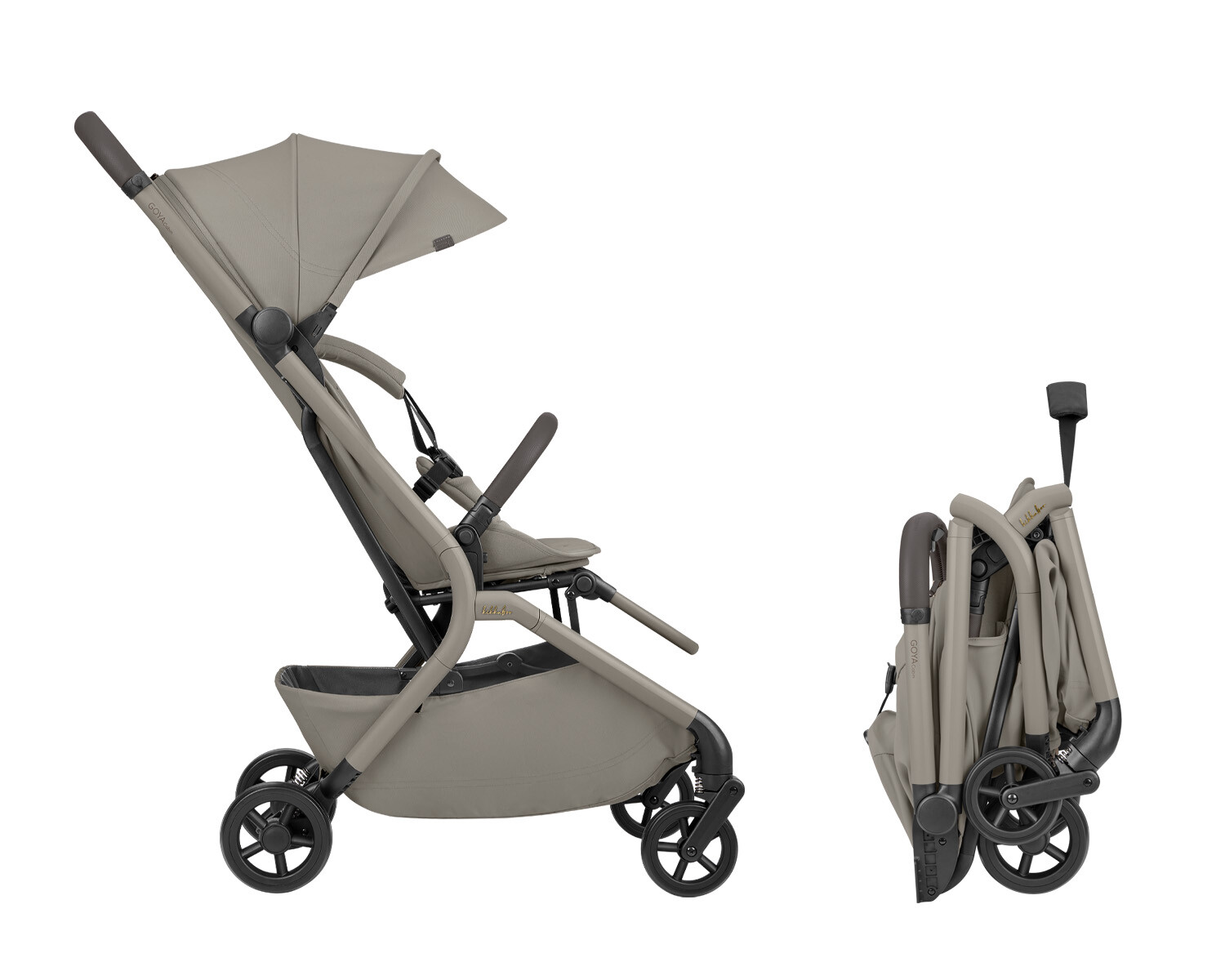 Coche ultra compacto GOYA CABIN kikkaboo champagne 