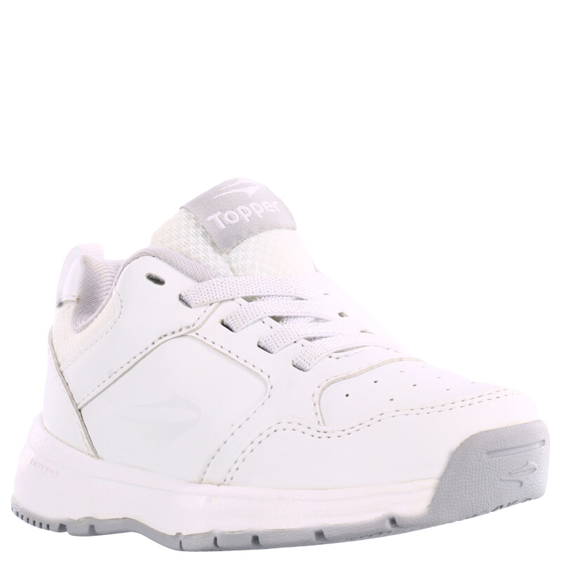 Championes Infantiles Topper Leon III Kids Blanco - Gris