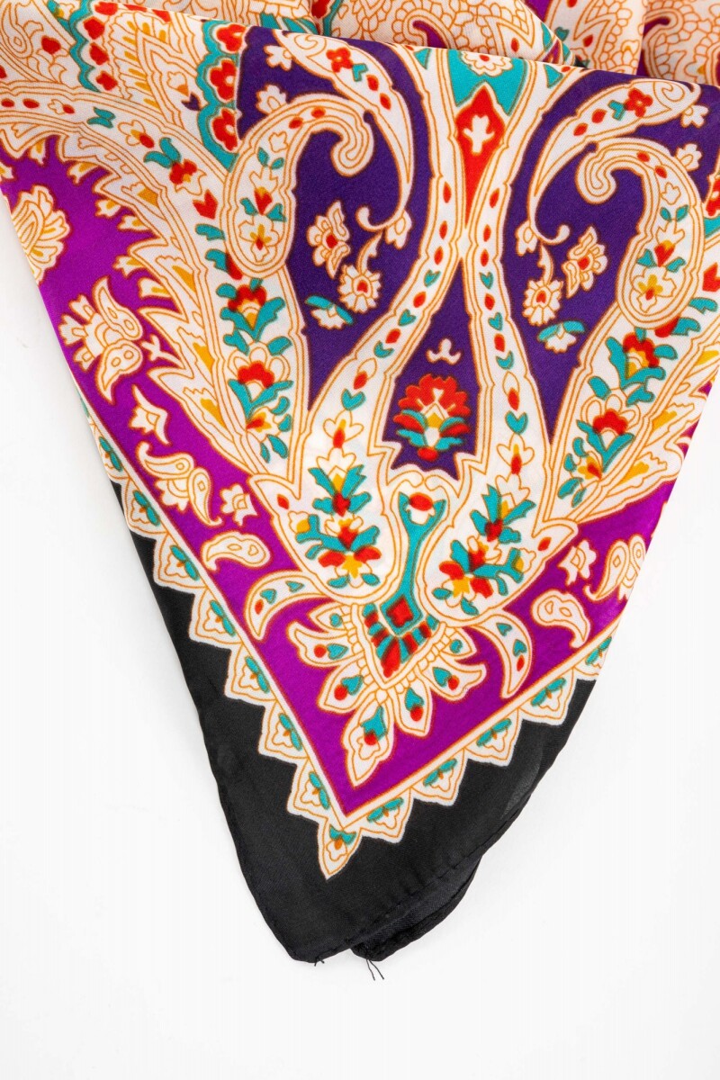 Bandana Floral Violeta