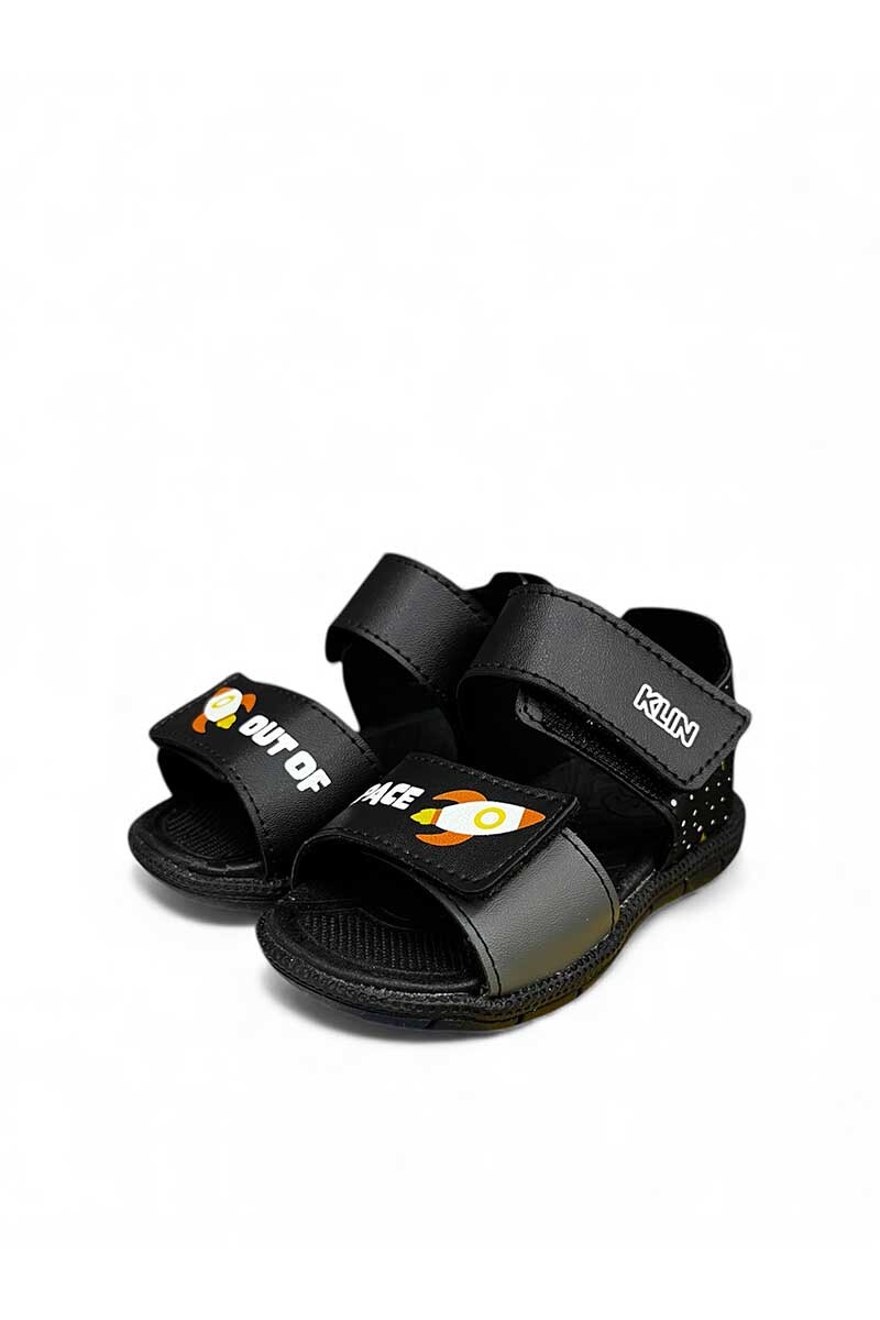 SANDALIA KLIN TIC TAC PAPETE SPACE Negro