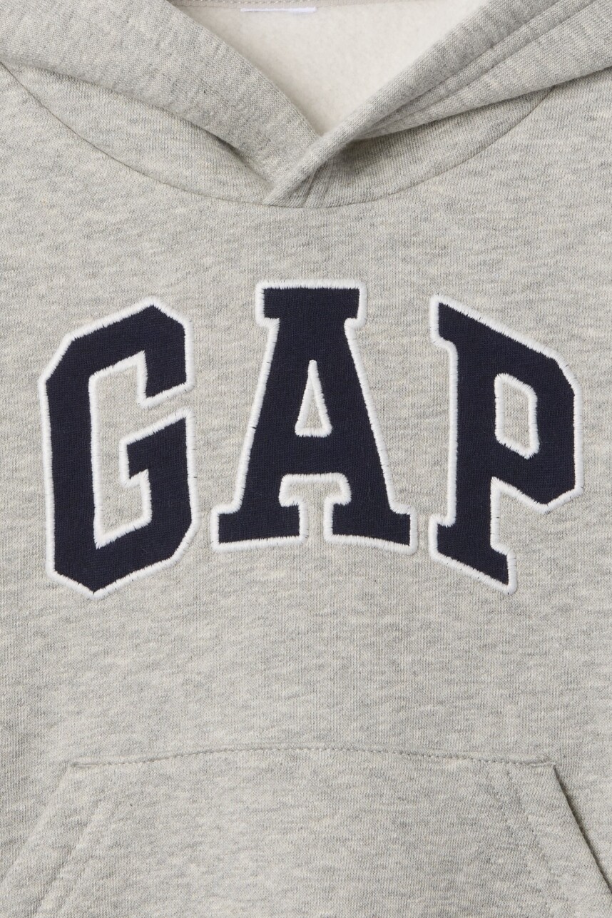 Buzo Canguro Logo Gap Toddler Niño Light Heather Grey B08