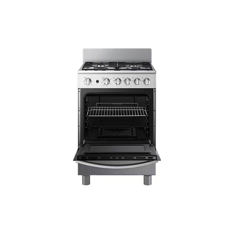 Cocina a Gas con 4 Quemadores con Quemador Rápido Silver