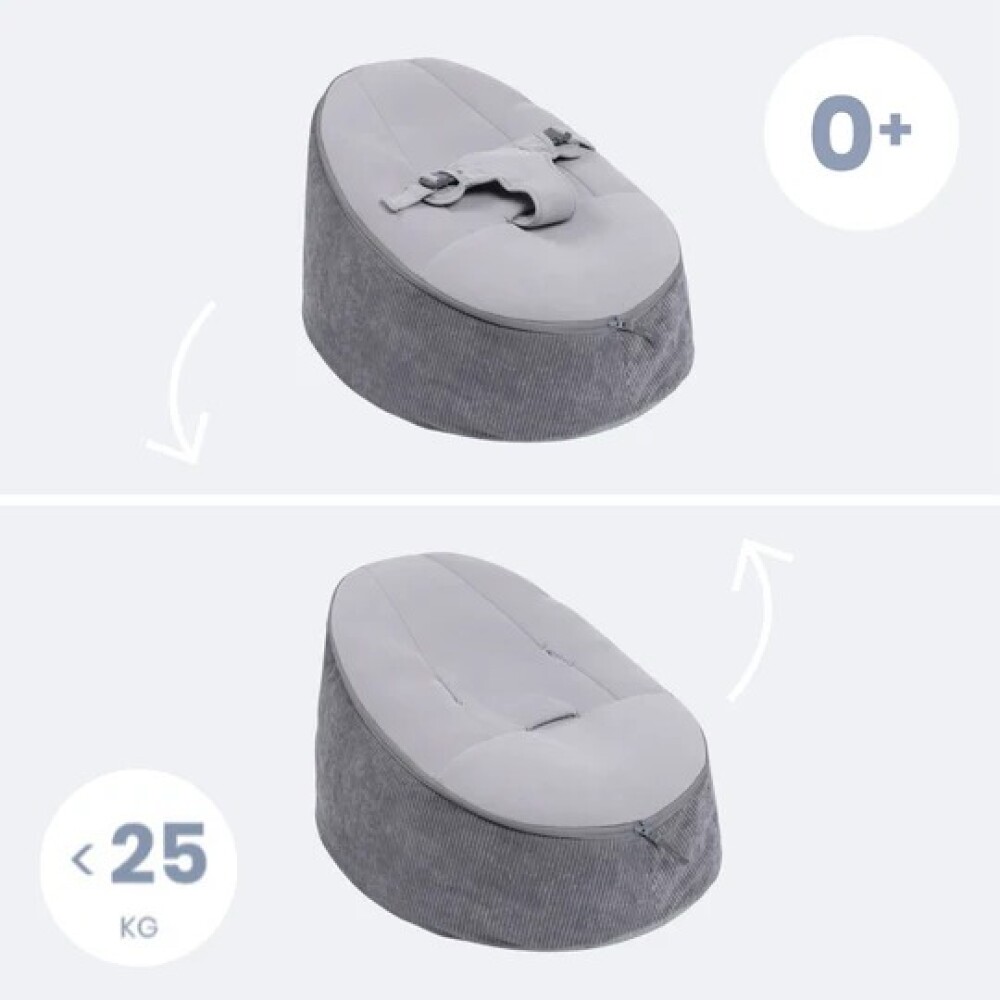 Sillon - Puf Evolutivo & Multifuncional - DOOMOO gris