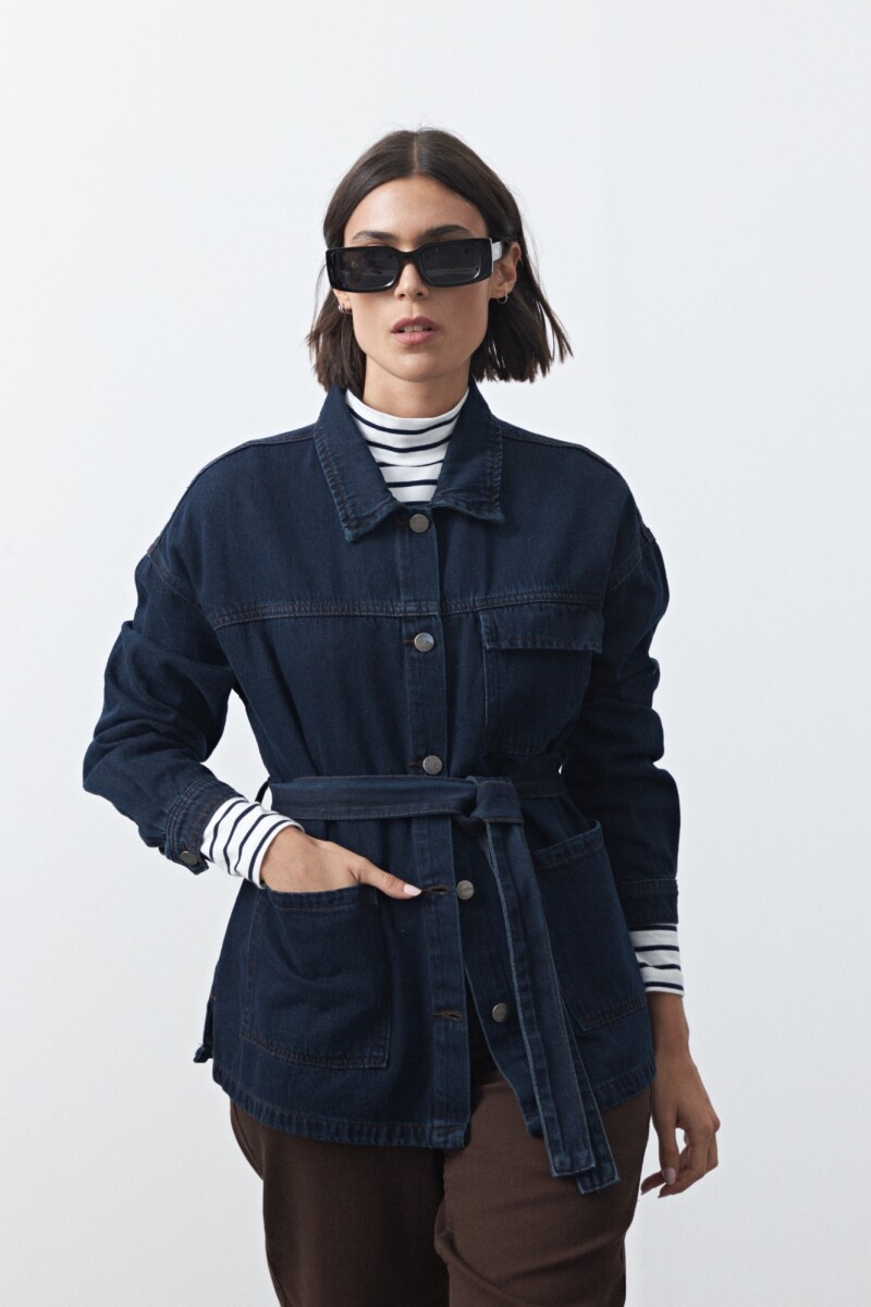 SOBRECAMISA SALINAS Indigo