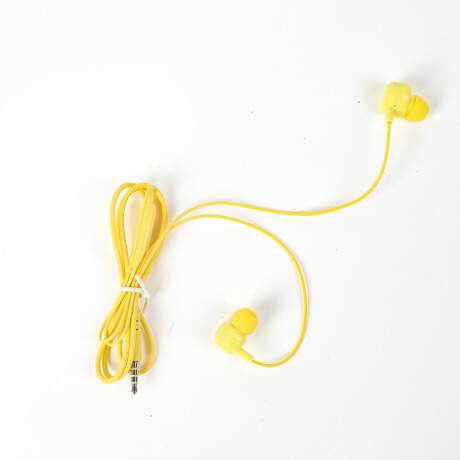 AURICULARES CON CABLE IN EAR EXTRA BASS AMARILLO AURICULARES CON CABLE IN EAR EXTRA BASS AMARILLO