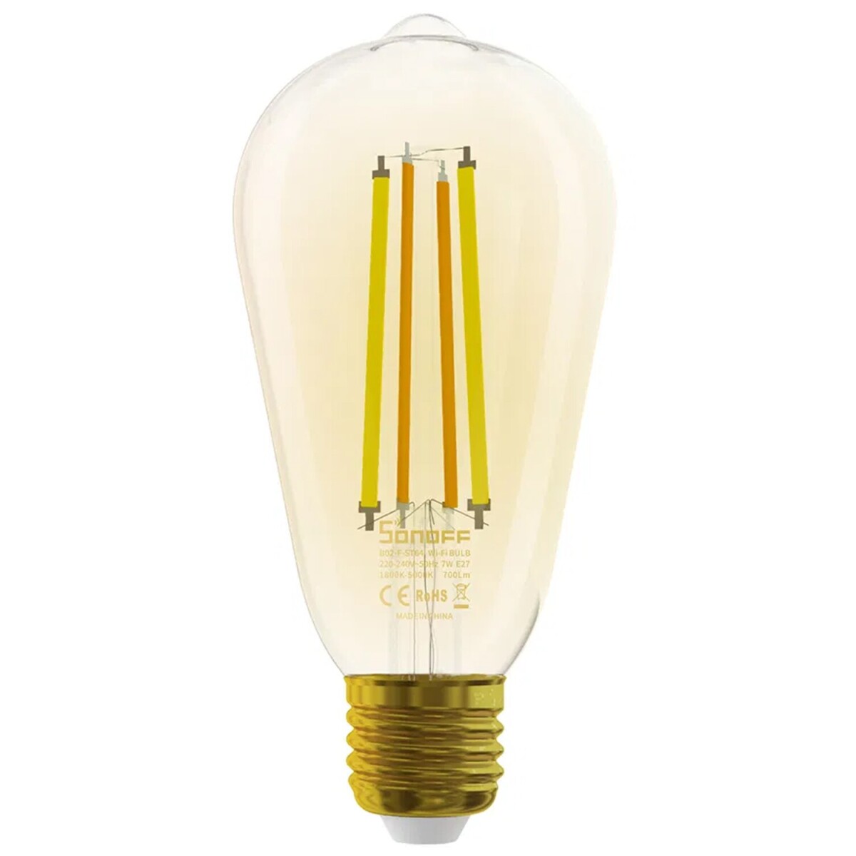 Lámpara Wifi LED Sonoff filamento tipo velón vintage 7W 