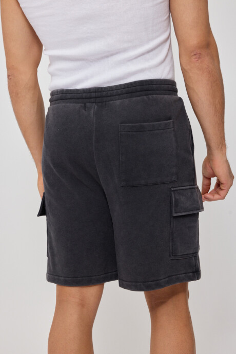 SHORT CARGO RIVEN RUSTY Negro