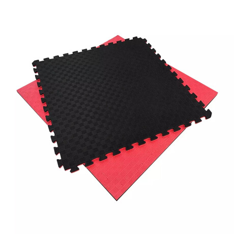 Alfombra de Goma Eva Knex 1M2 x 2CM de Espesor NEGRO-ROJO