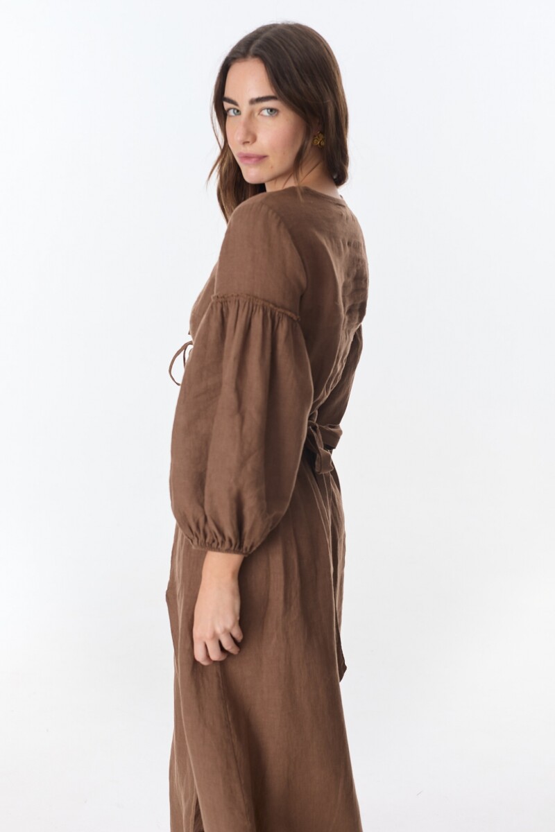 Vestido Tropical Chocolate