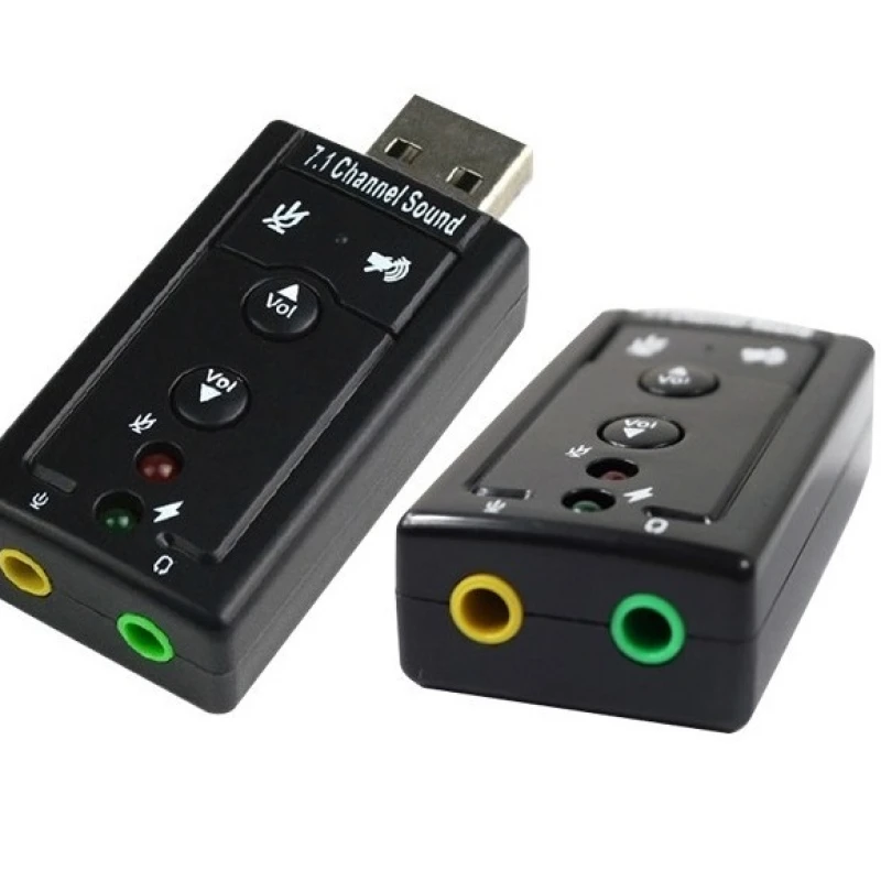 Adaptador Tarjeta De Sonido Externa Usb 2.0 Audio 7.1 Adaptador Tarjeta De Sonido Externa Usb 2.0 Audio 7.1