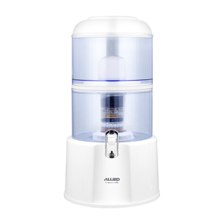 Dispensador de agua filtrada Allied Mod. AL-DA20 BLANCO-AZUL-GRIS